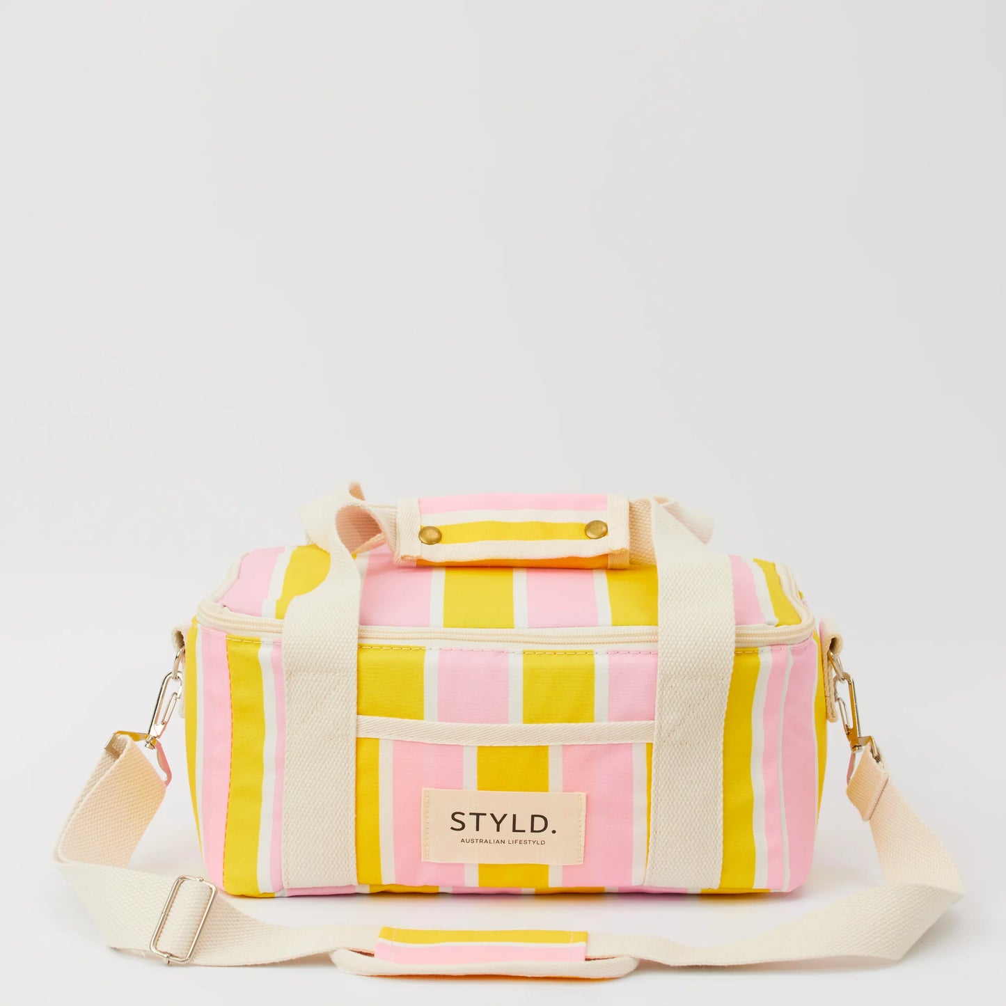 Striped Cooler Bag