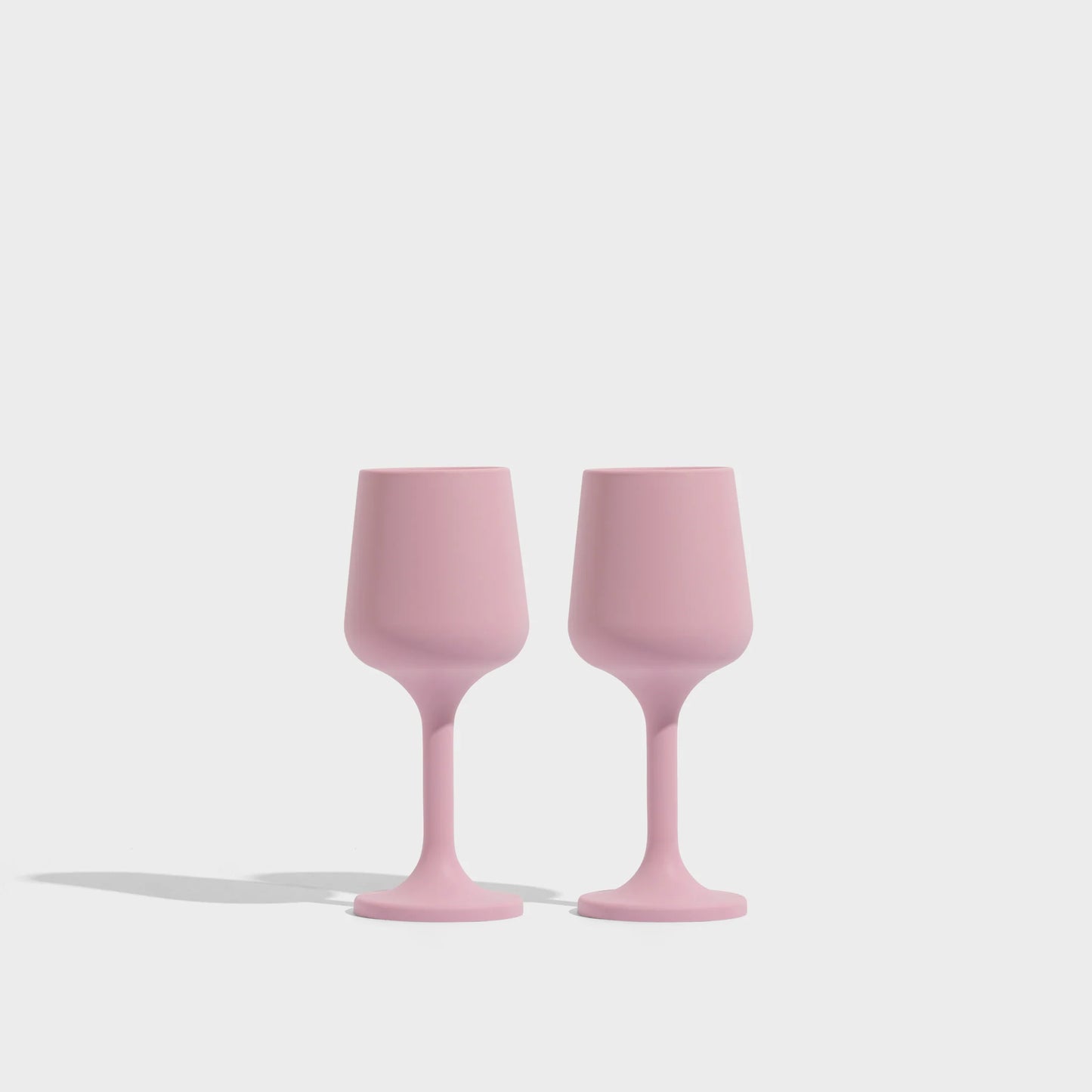 Sweetheart Stemmed Goblet Set Rose 2pk