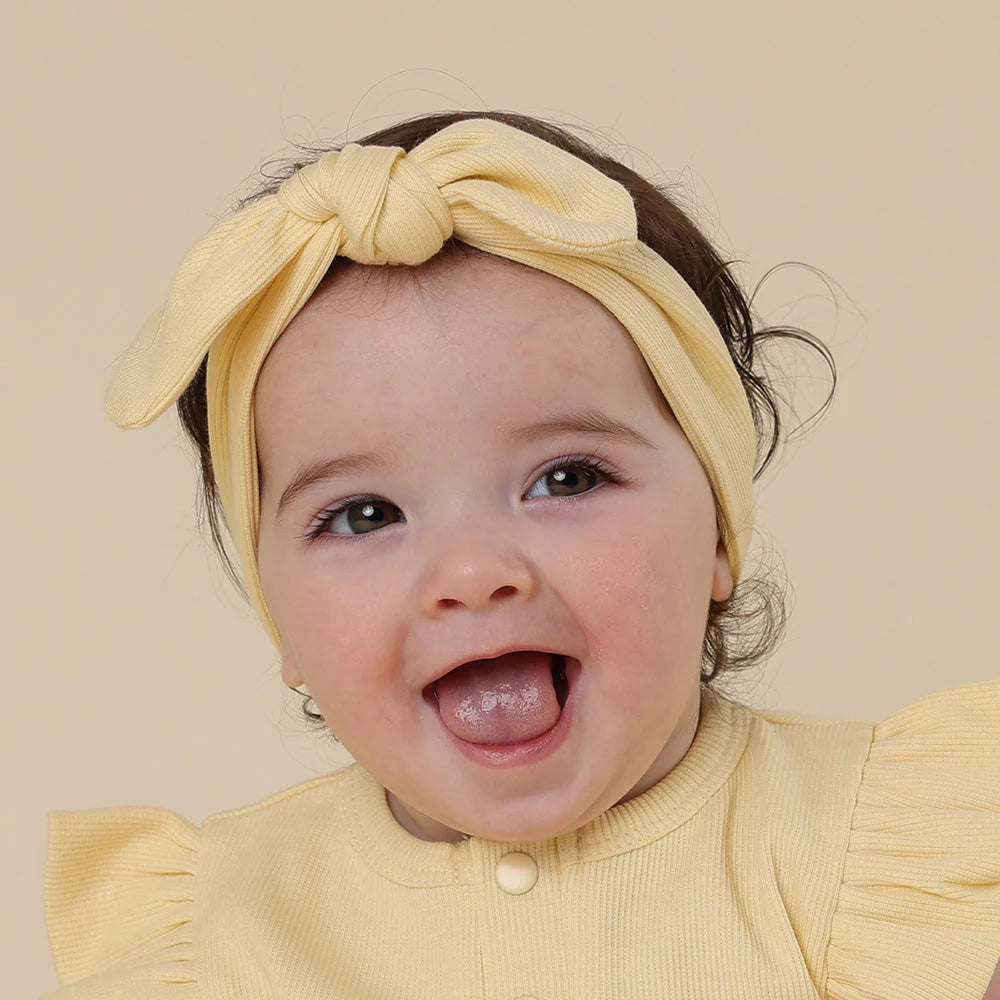 Sunlight Ribbed Topknot Headband