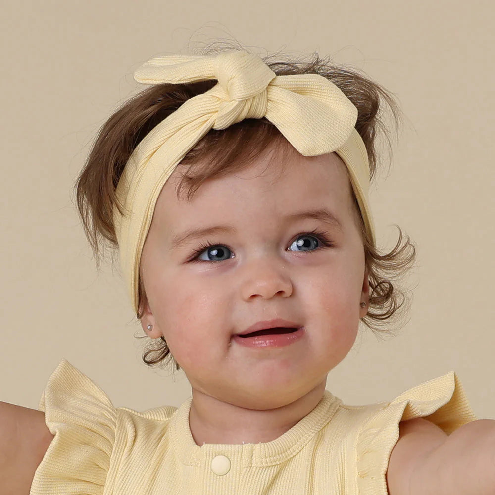 Sunlight Ribbed Topknot Headband