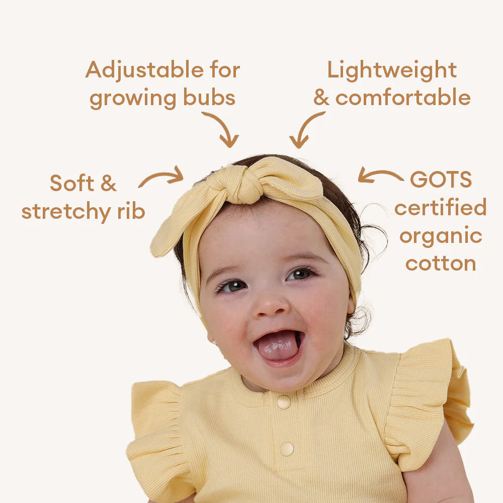 Sunlight Ribbed Topknot Headband