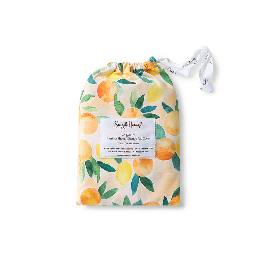 Sunny Citrus Bassinet Sheet