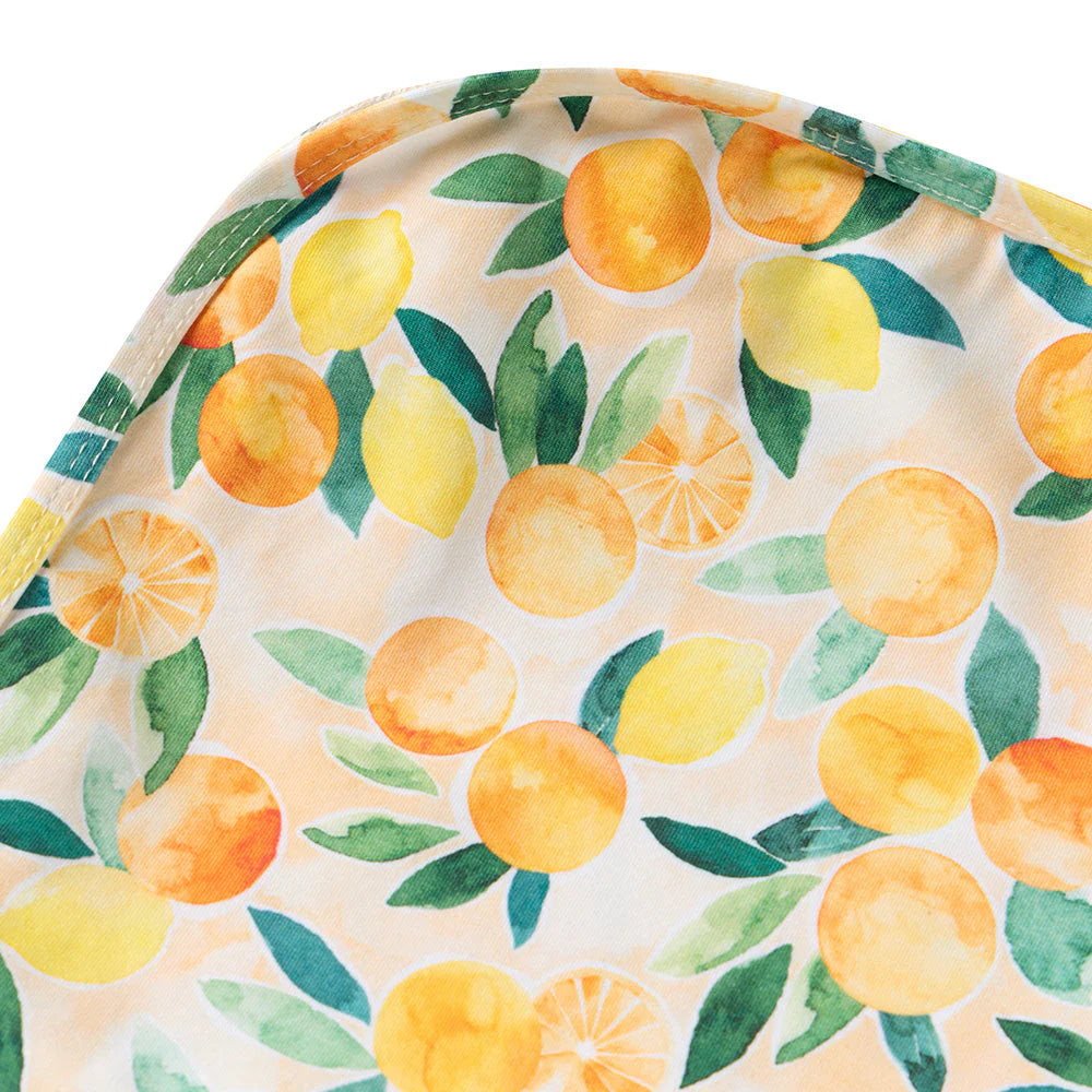 Sunny Citrus Jersey Wrap Set
