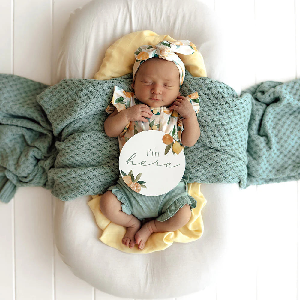 Citrus Squeeze Milestone Cards