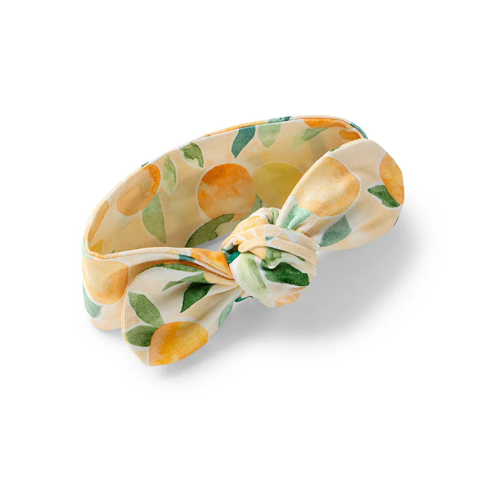 Sunny Citrus Topknot Headband