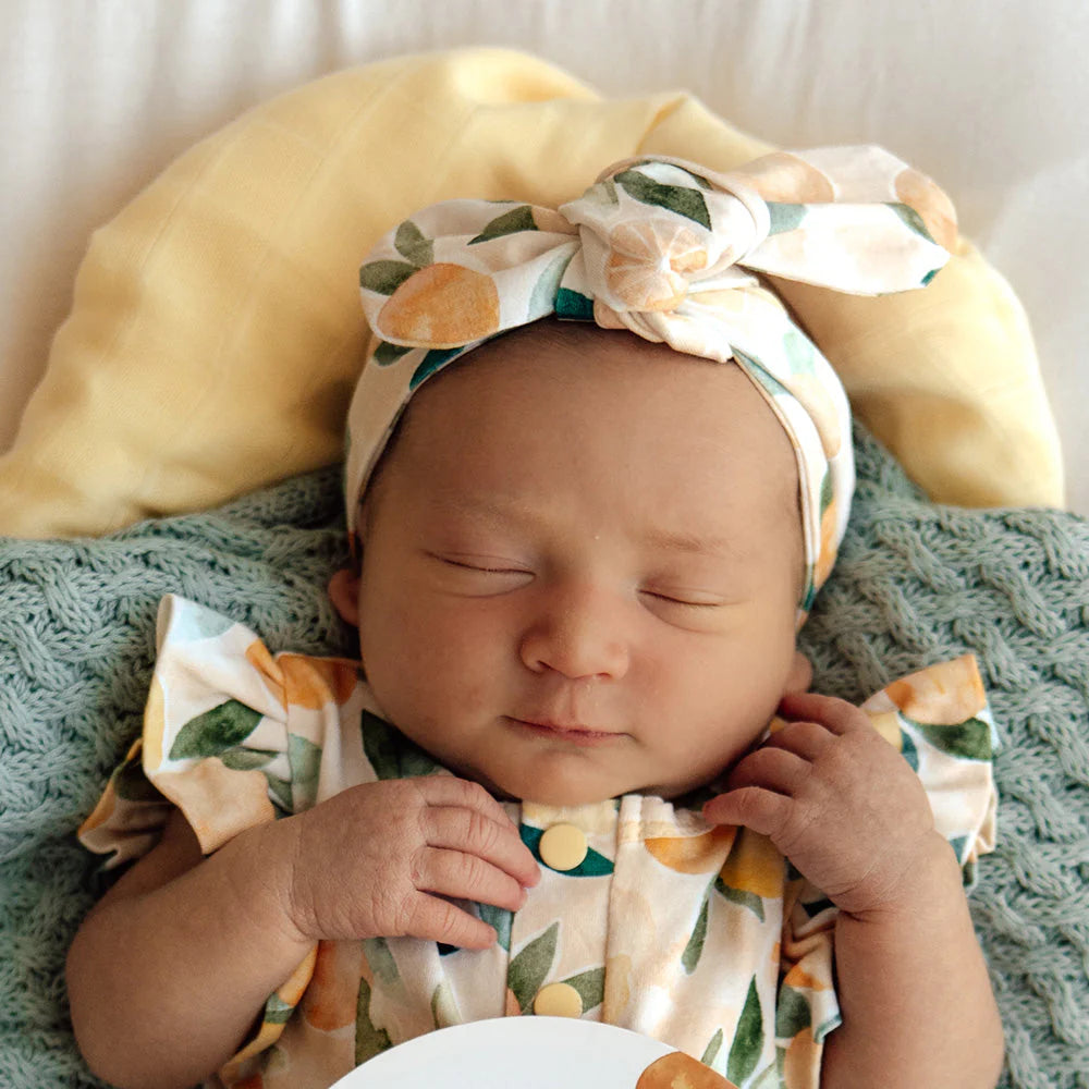 Sunny Citrus Topknot Headband