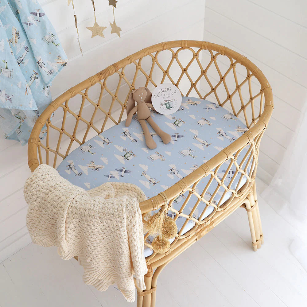 Taking Flight Bassinet Sheet