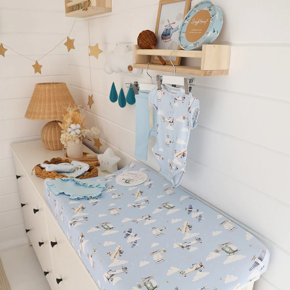 Taking Flight Bassinet Sheet