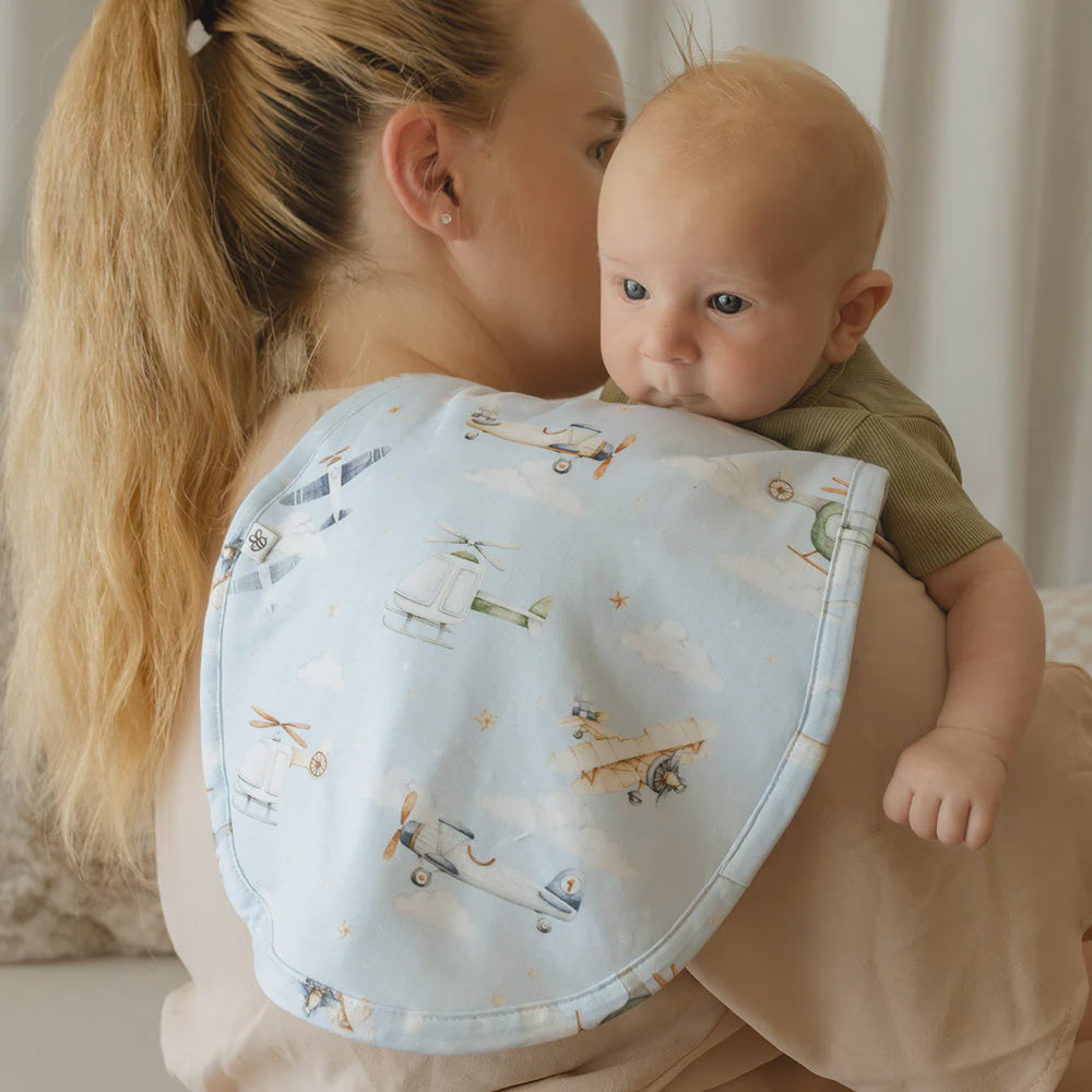 Taking Flight Burp Cloth