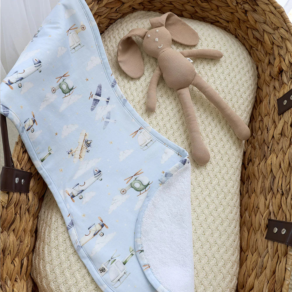 Taking Flight Burp Cloth