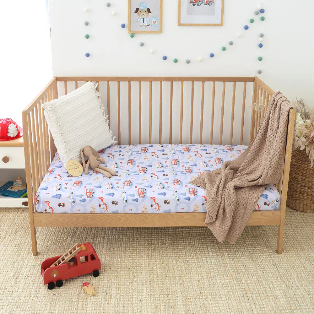 To The Rescue Cot Sheet