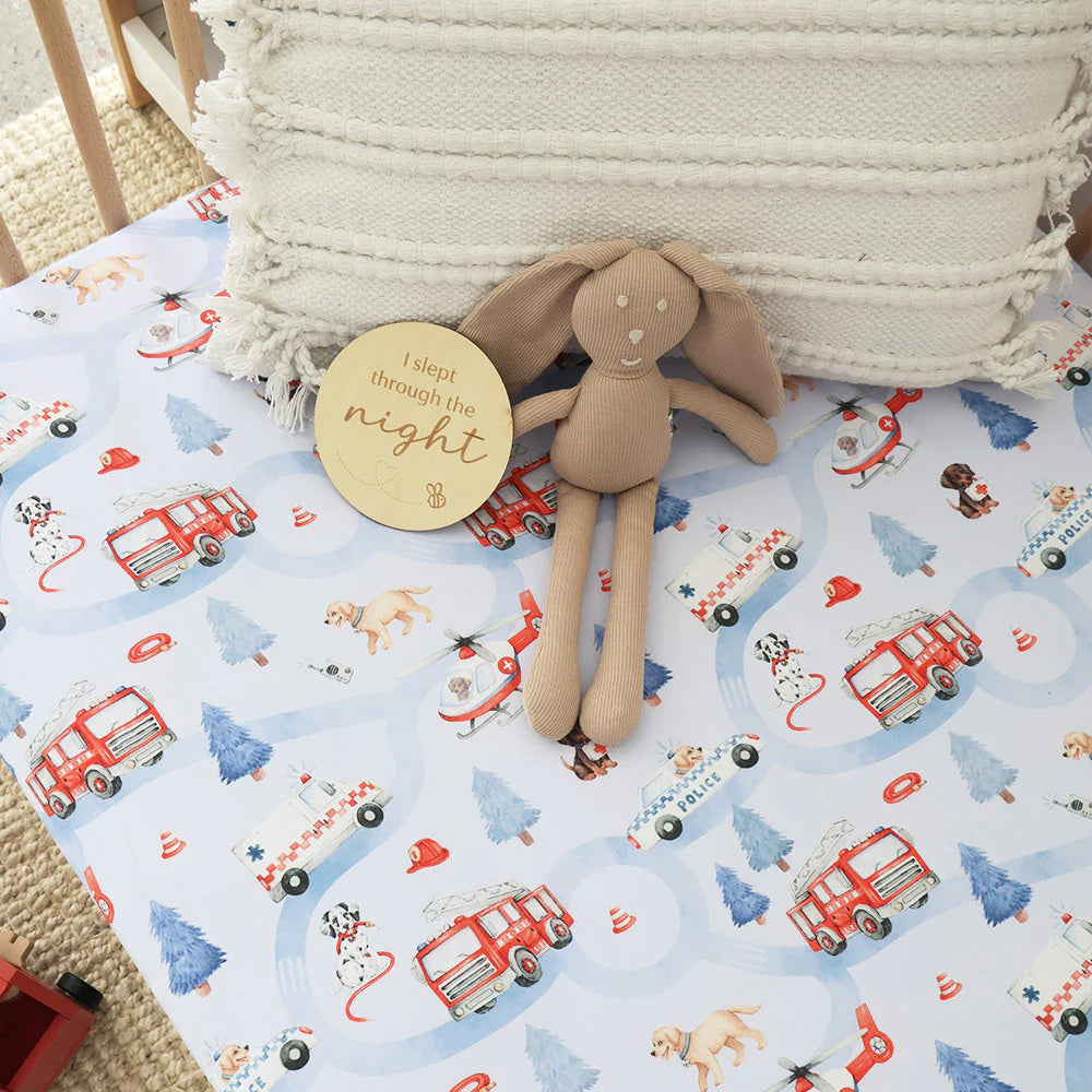 To The Rescue Cot Sheet
