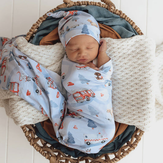 To The Rescue Jersey Wrap Set
