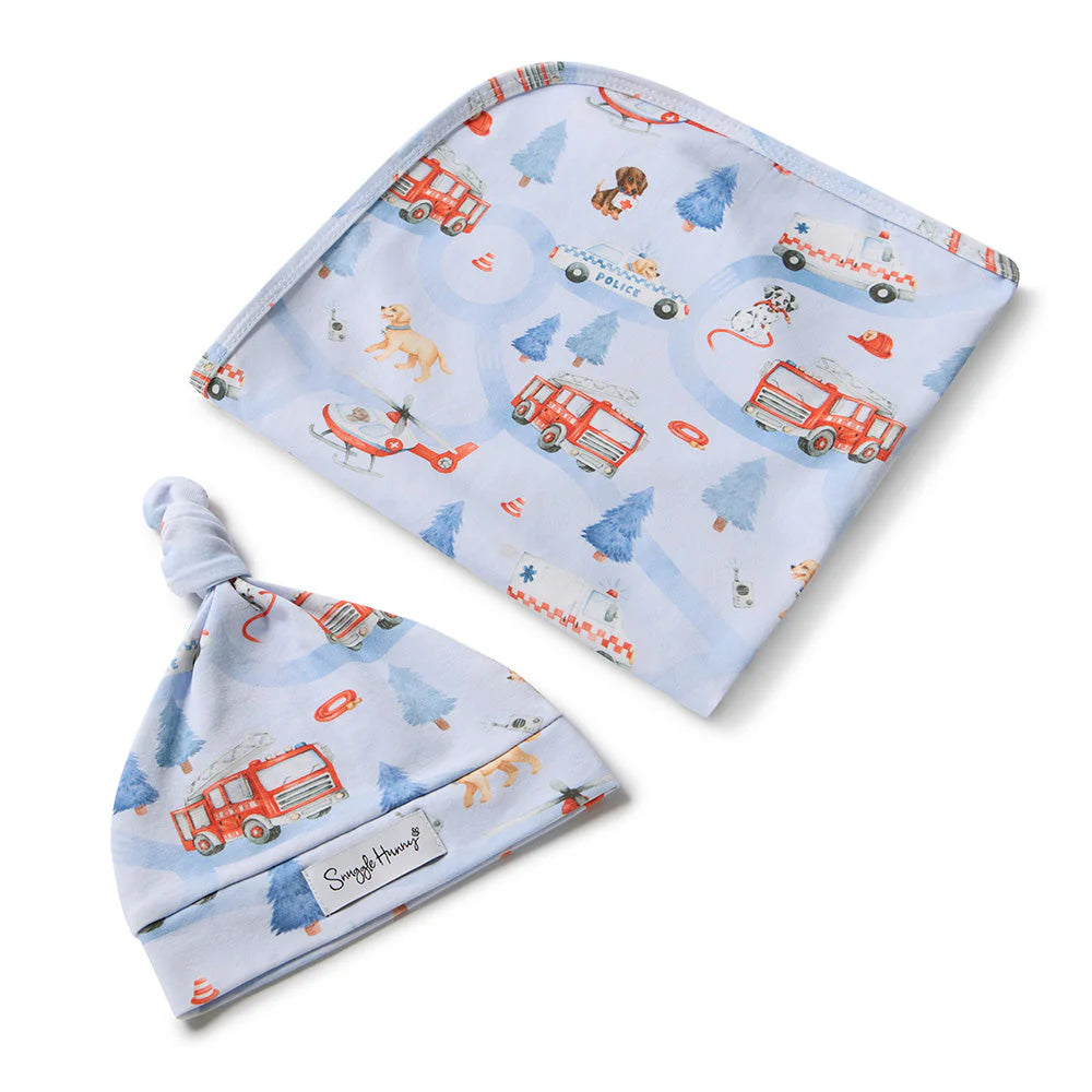 To The Rescue Jersey Wrap Set