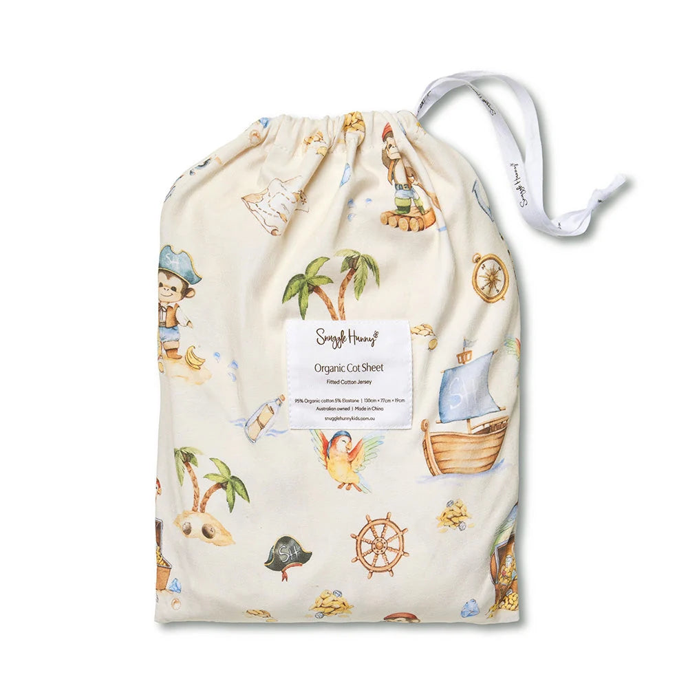 Treasure Island Cot Sheet