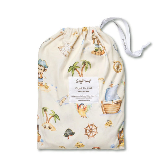 Treasure Island Cot Sheet