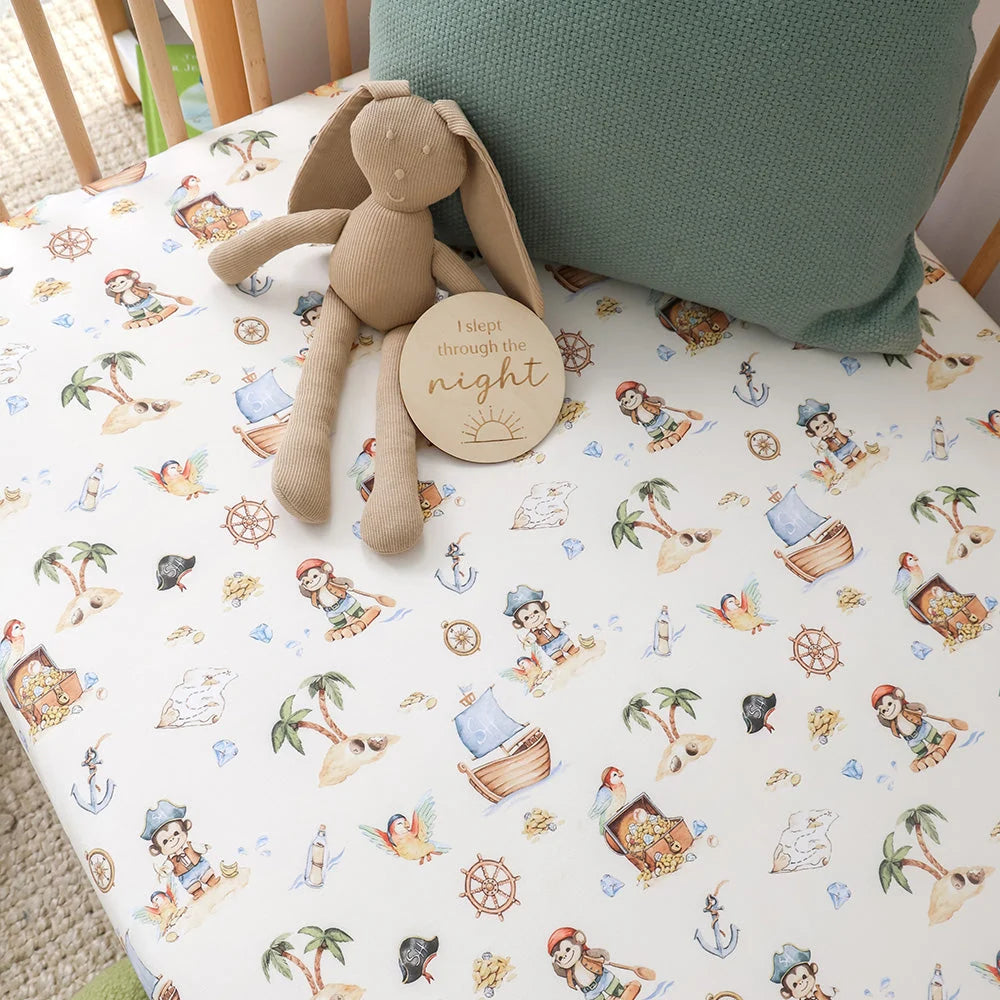 Treasure Island Cot Sheet