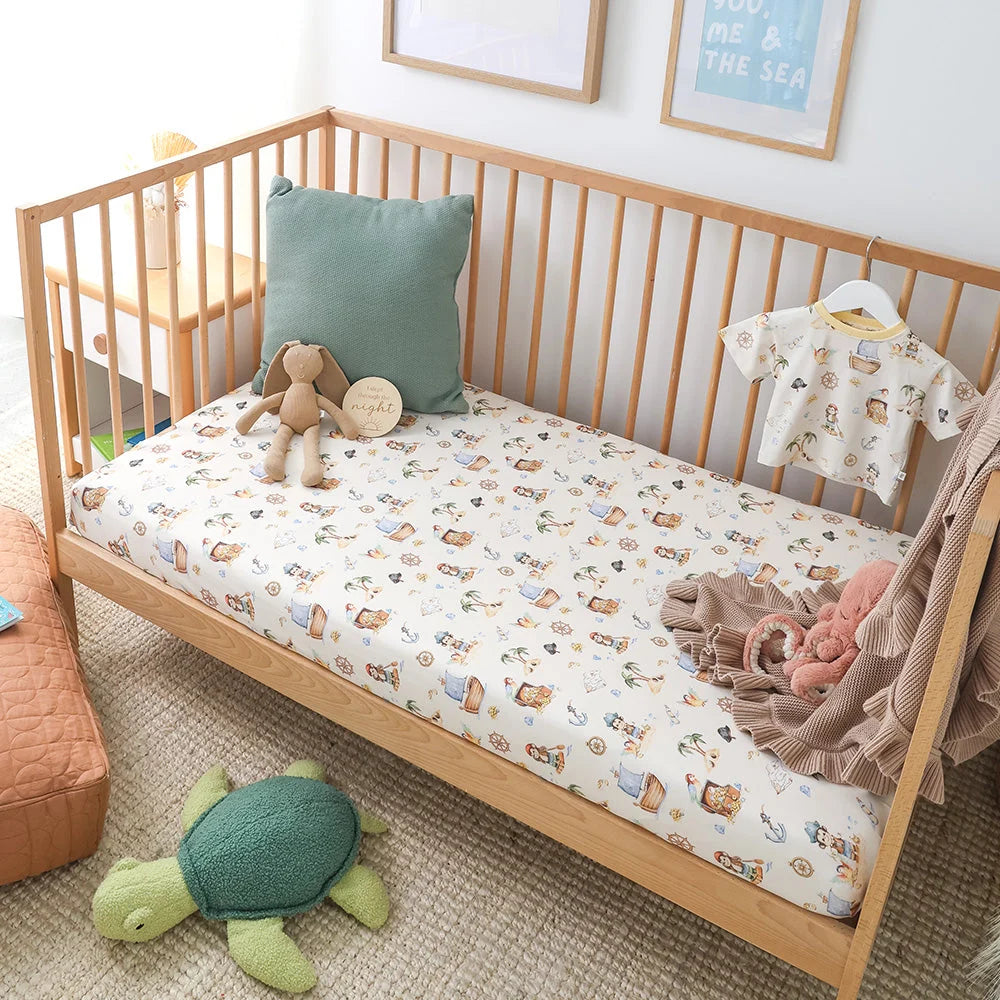 Treasure Island Cot Sheet