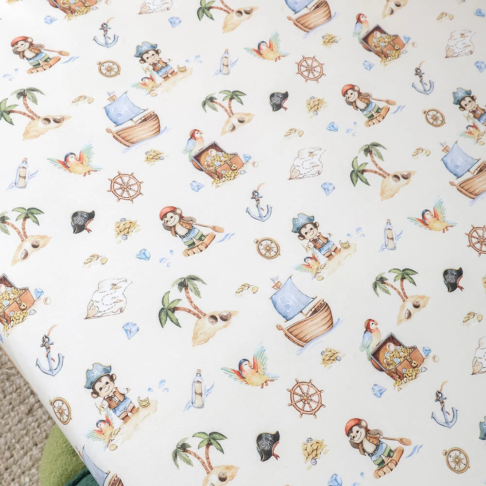 Treasure Island Cot Sheet