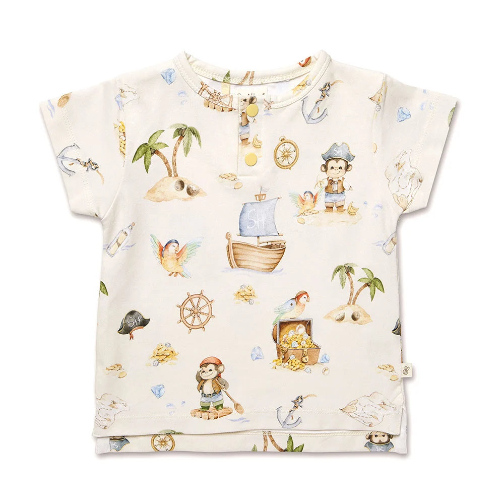 Treasure Island Short Sleeve Top
