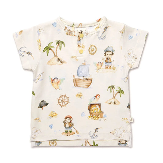 Treasure Island Short Sleeve Top