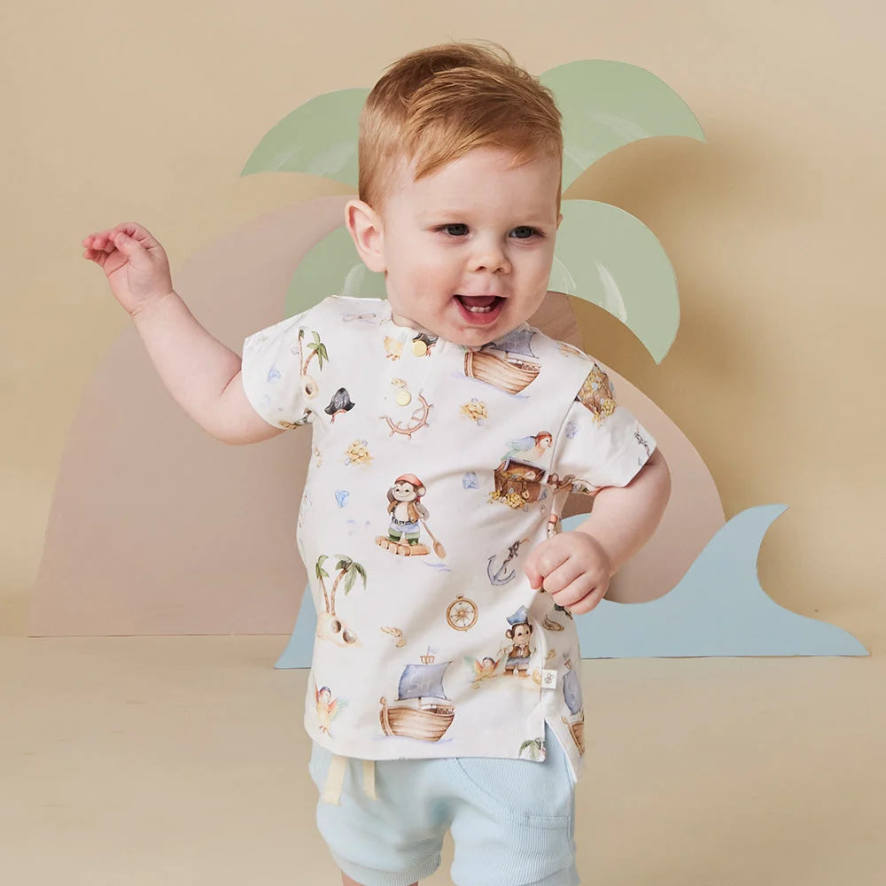 Treasure Island Short Sleeve Top