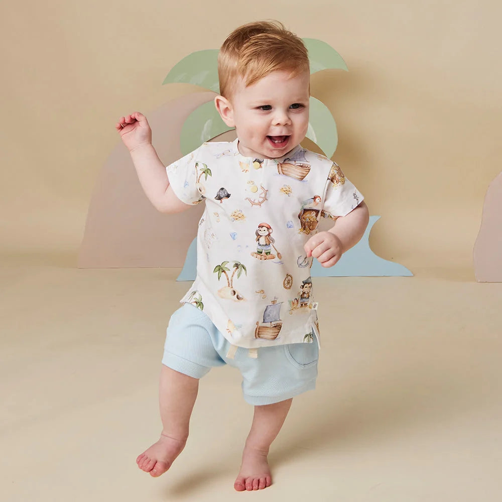 Treasure Island Short Sleeve Top