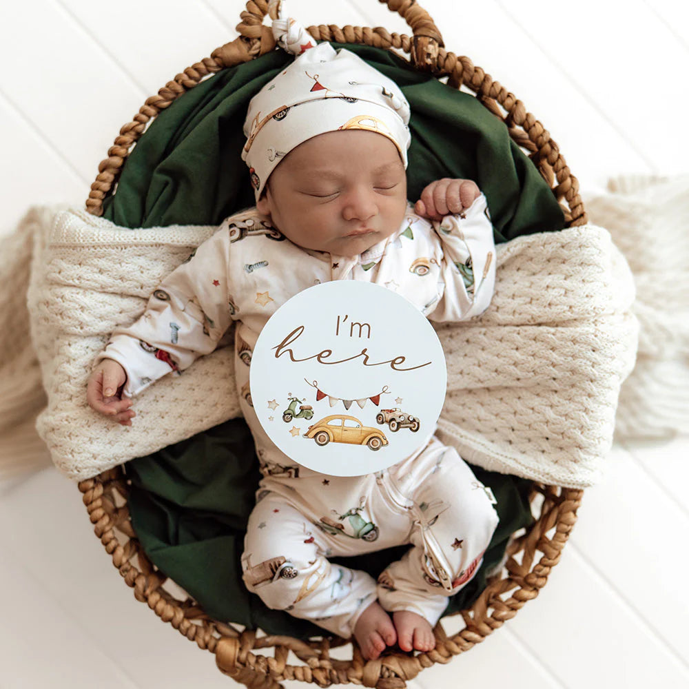 Vintage Cars Milestone Cards