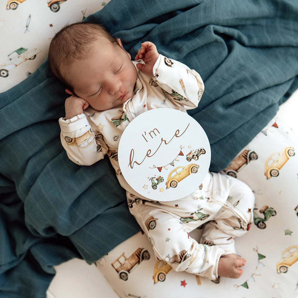 Vintage Cars Milestone Cards