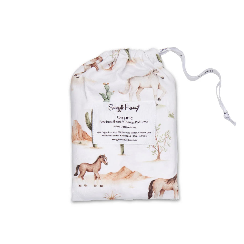 Wild Horse Bassinet Sheet