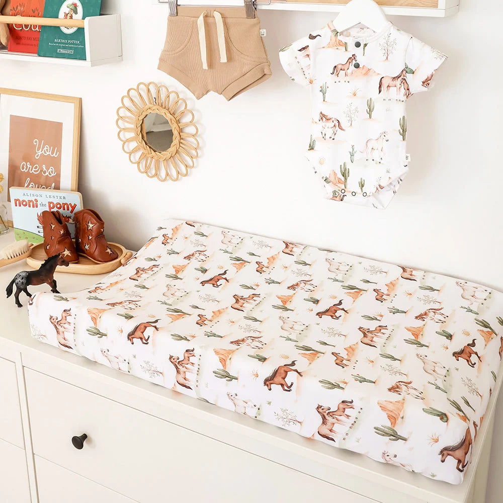 Wild Horse Bassinet Sheet
