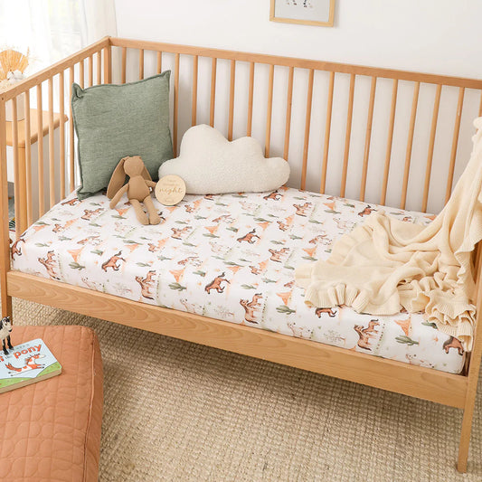 Wild Horse Cot Sheet