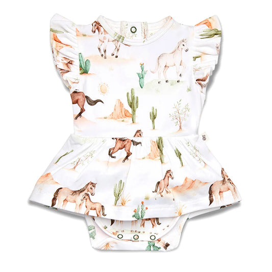 Wild Horse Short Sleeve Dress