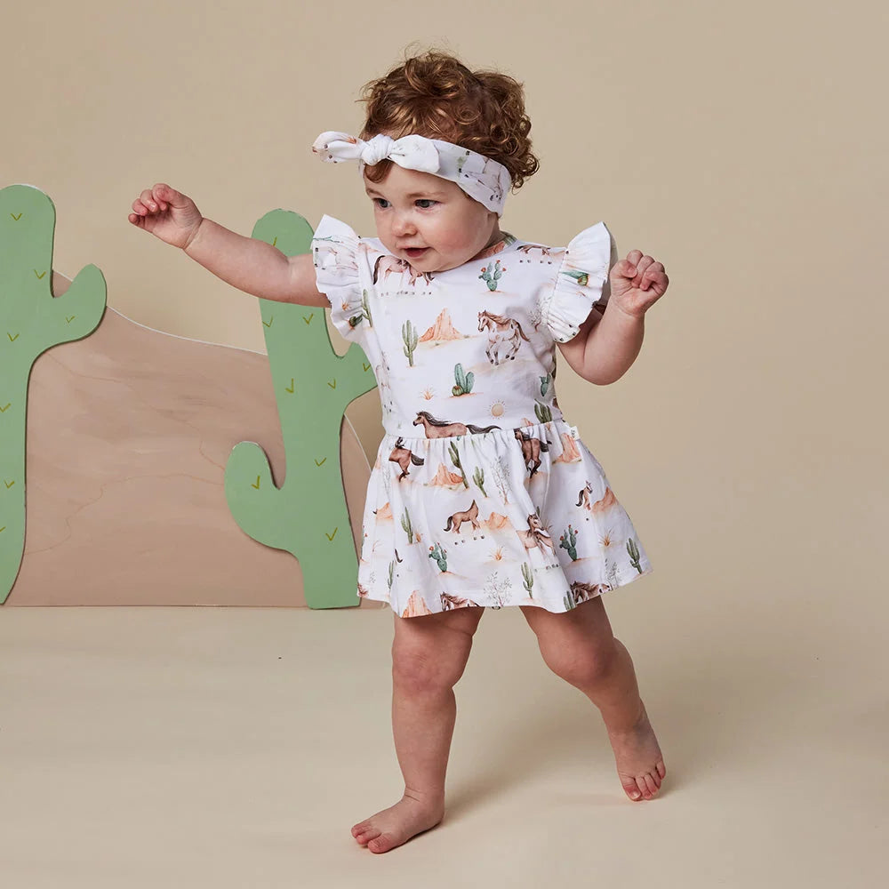 Wild Horse Short Sleeve Dress