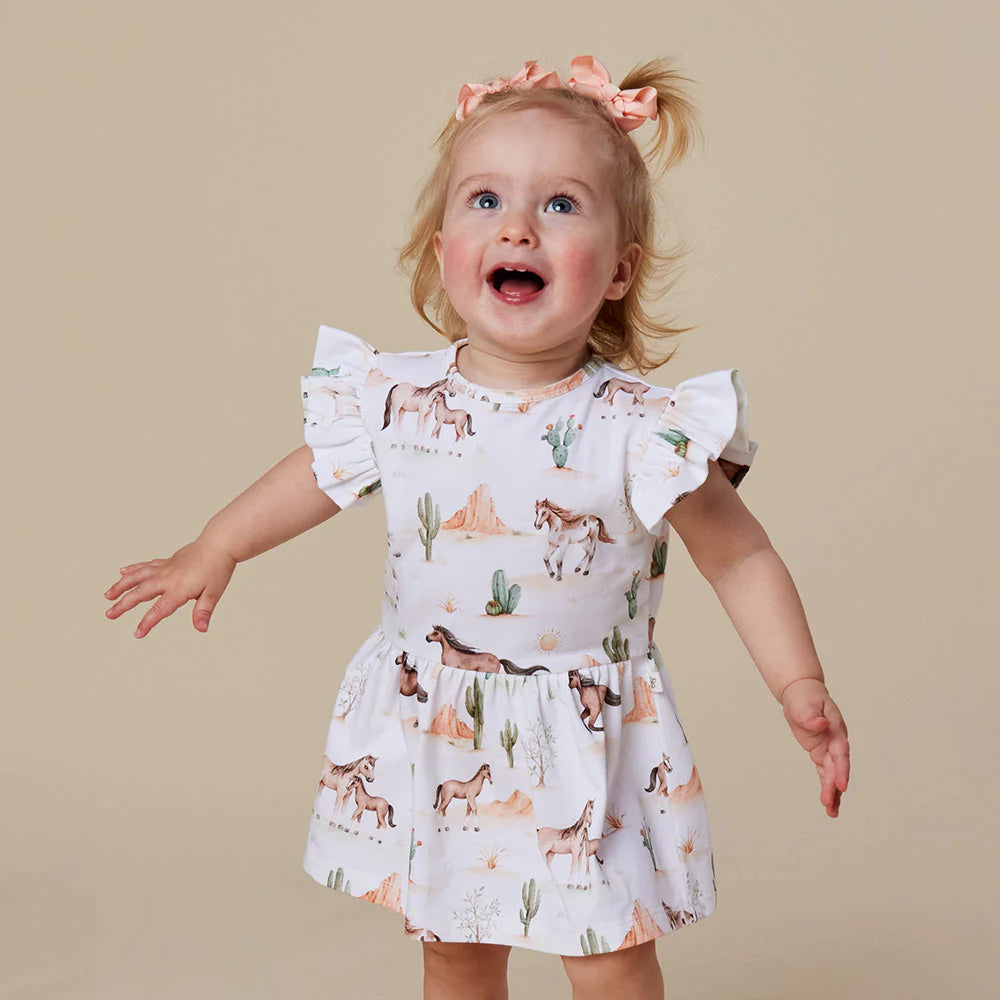 Wild Horse Short Sleeve Dress