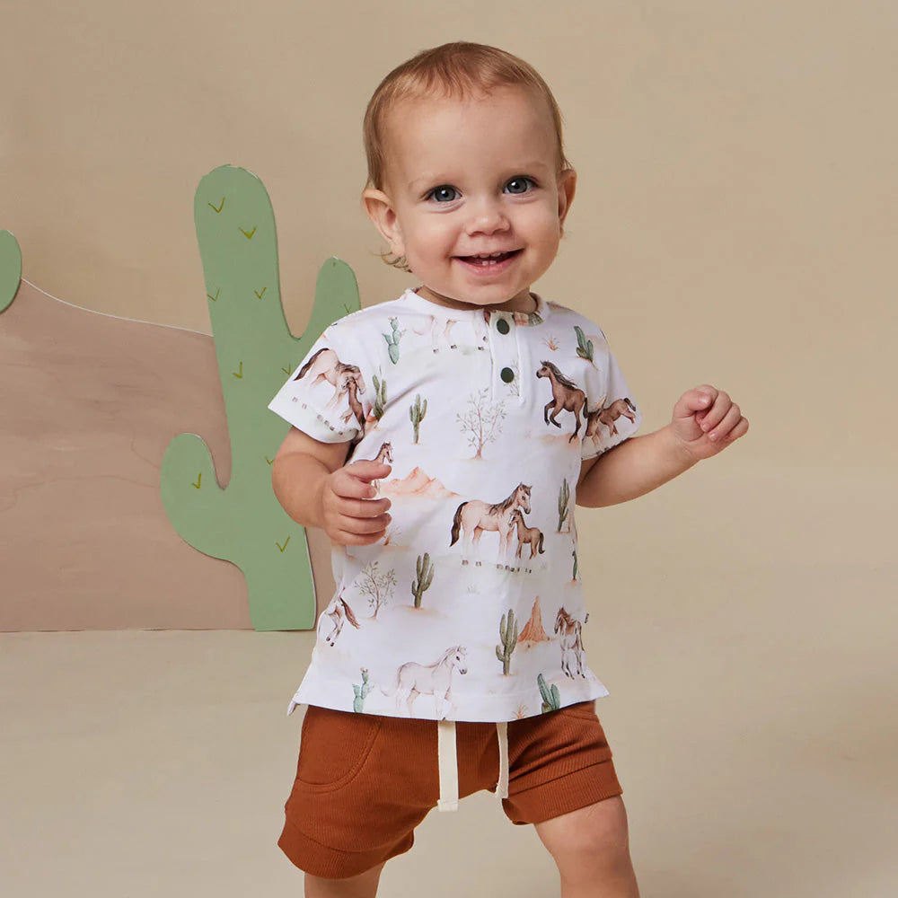 Wild Horse Short Sleeve Top