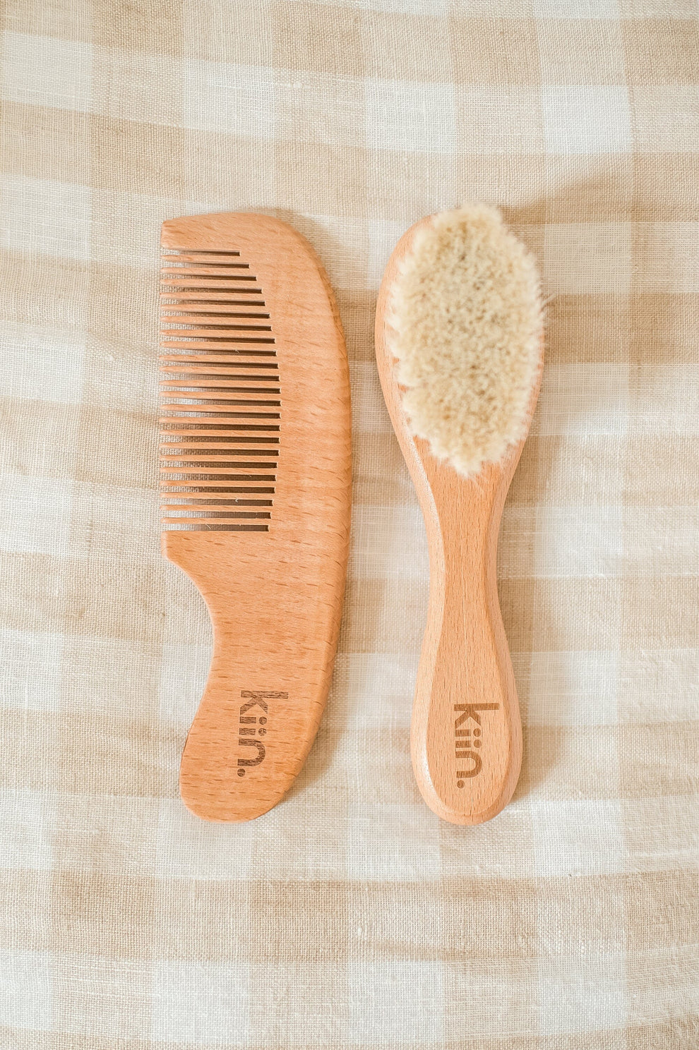 Wooden Baby Brush & Comb Set