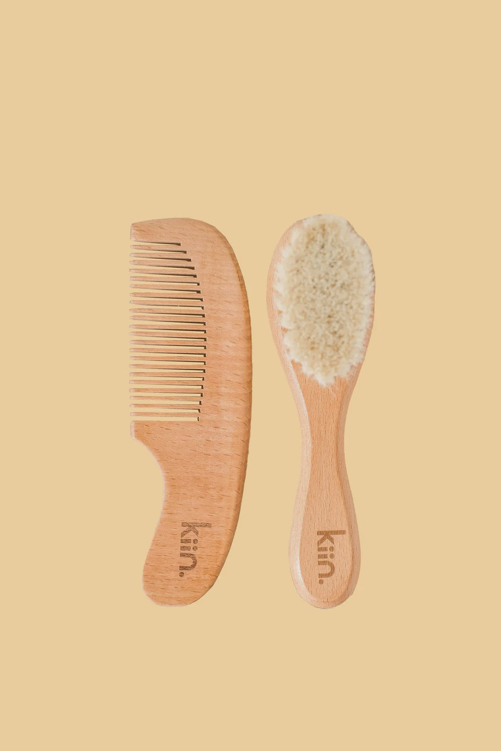 Wooden Baby Brush & Comb Set