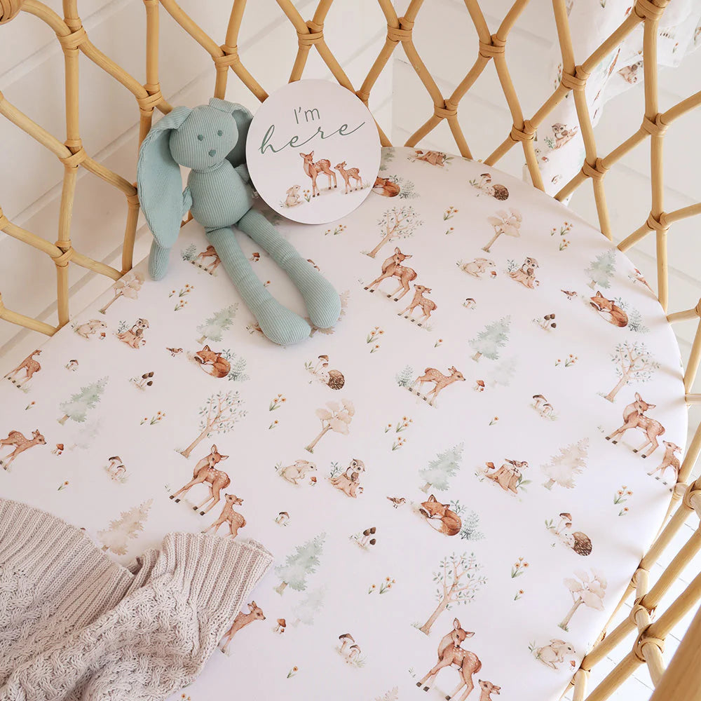 Woodland Bassinet Sheet