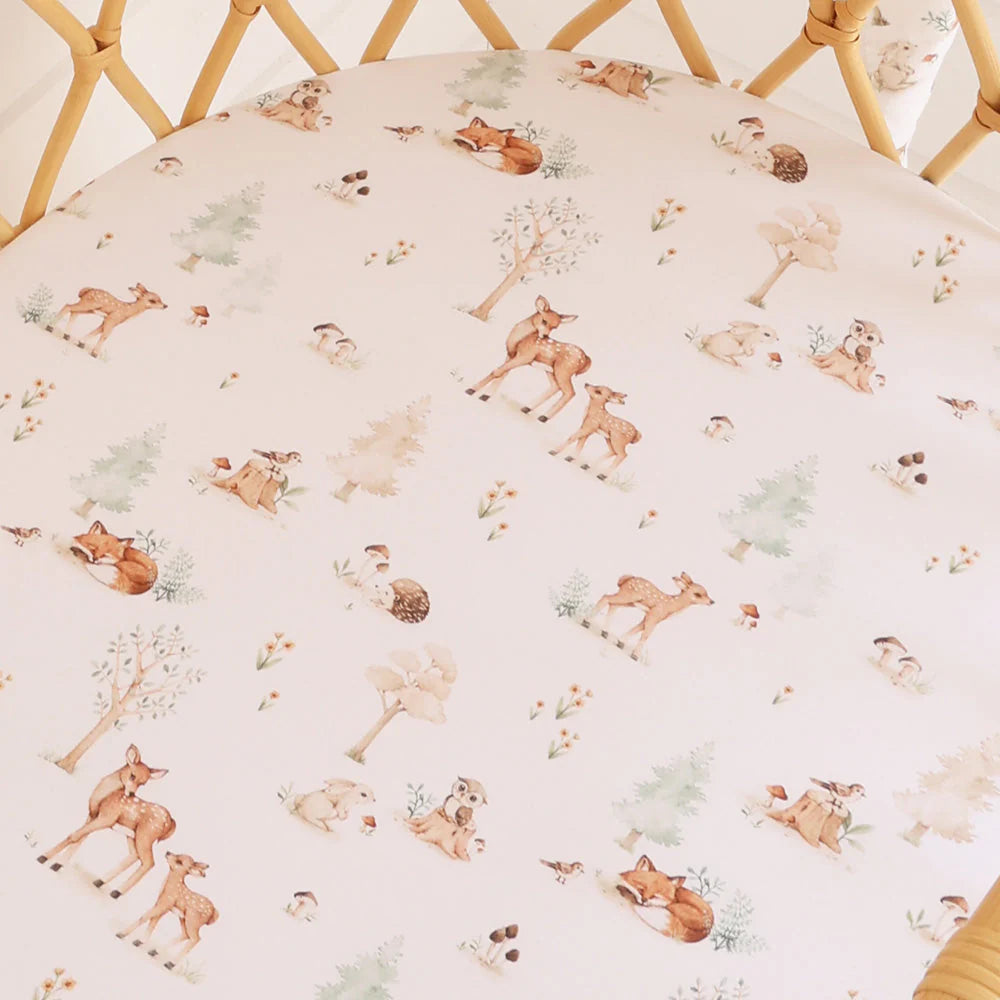 Woodland Bassinet Sheet