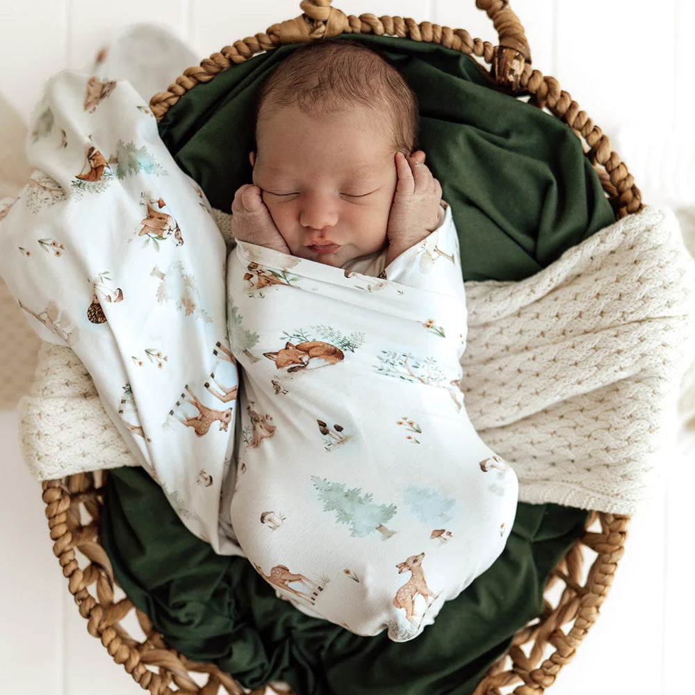 Woodland Jersey Wrap Set