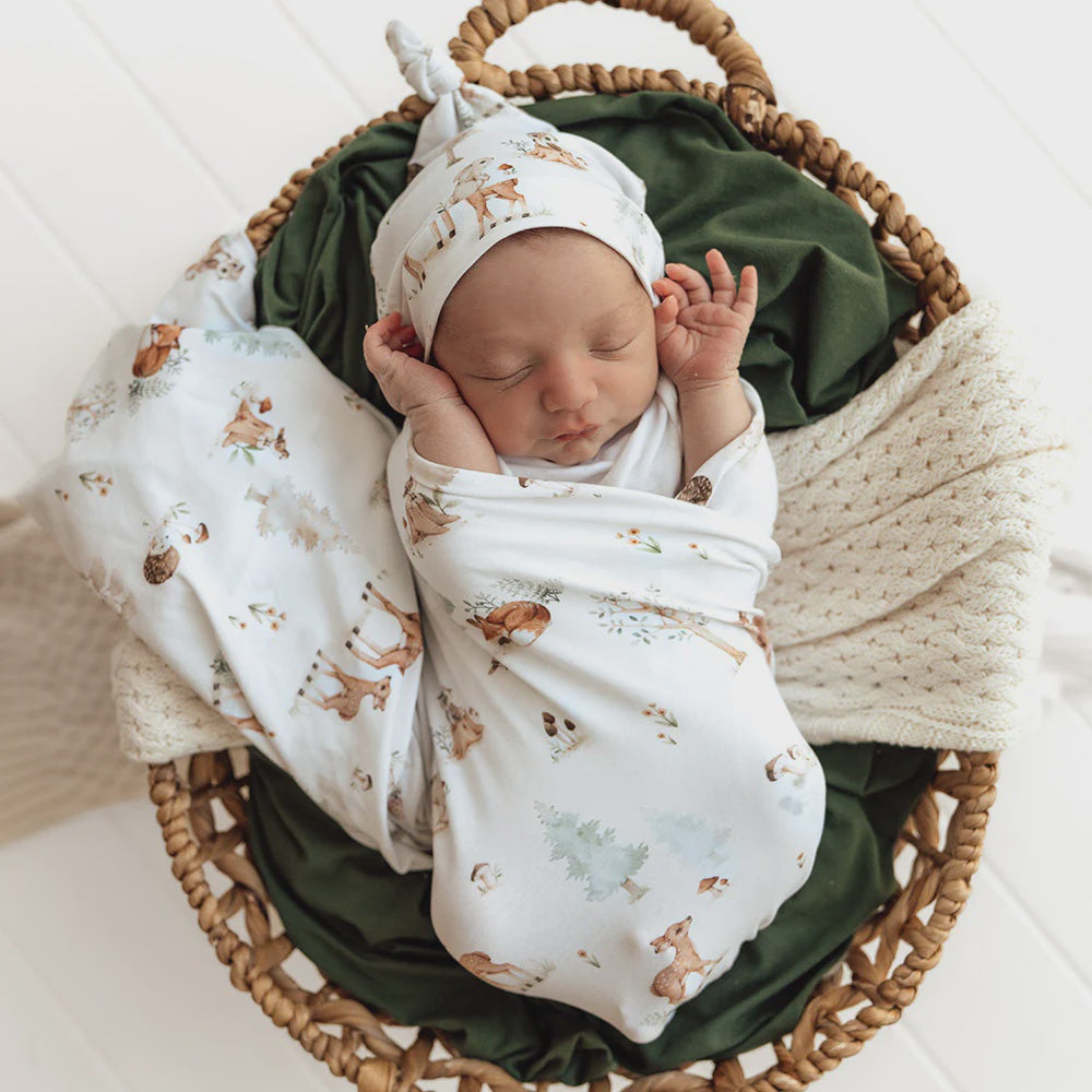 Woodland Jersey Wrap Set