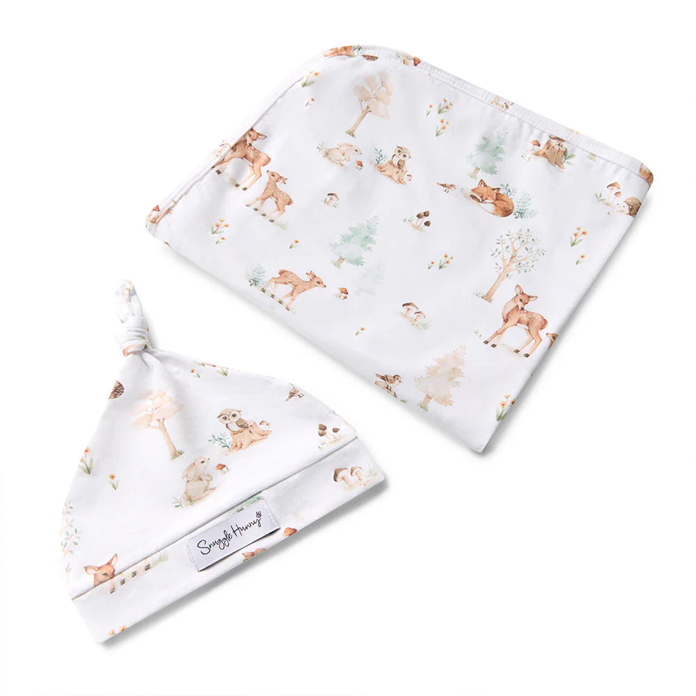 Woodland Jersey Wrap Set