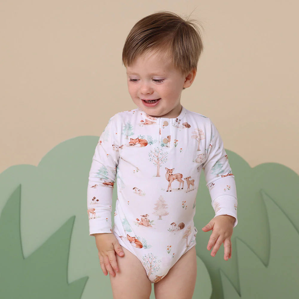 Woodland Tales Long Sleeve Bodysuit