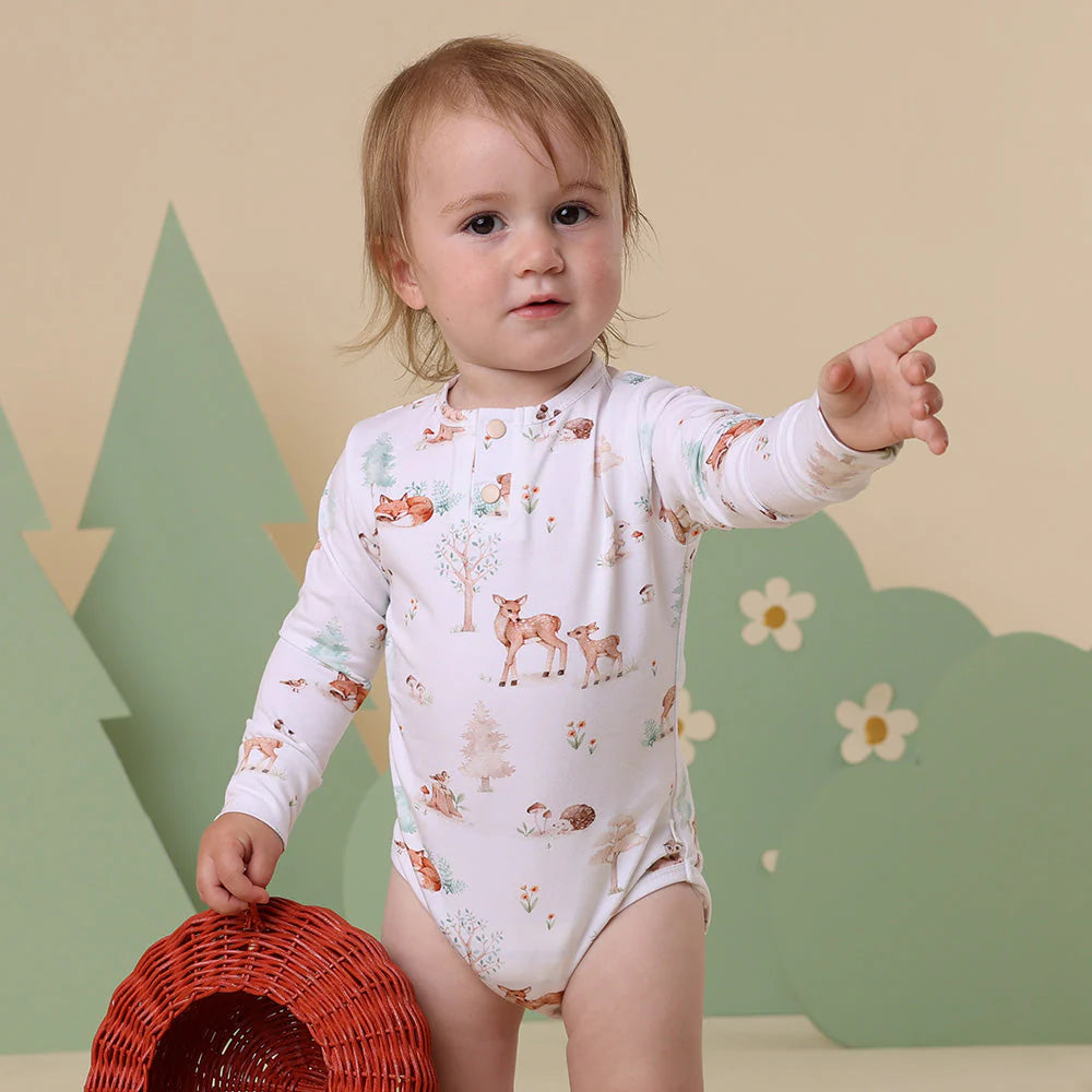 Woodland Tales Long Sleeve Bodysuit