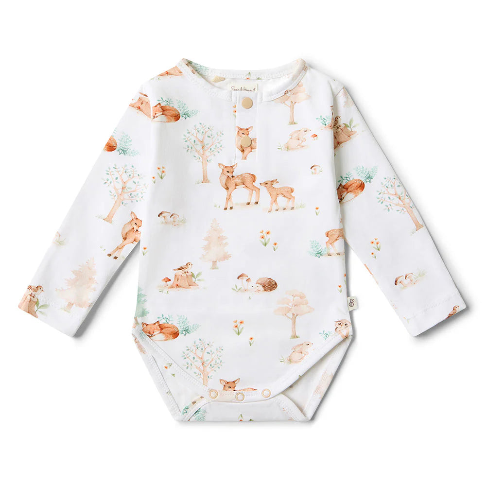 Woodland Tales Long Sleeve Bodysuit