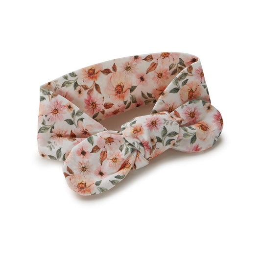 Spring Floral Topknot Headband