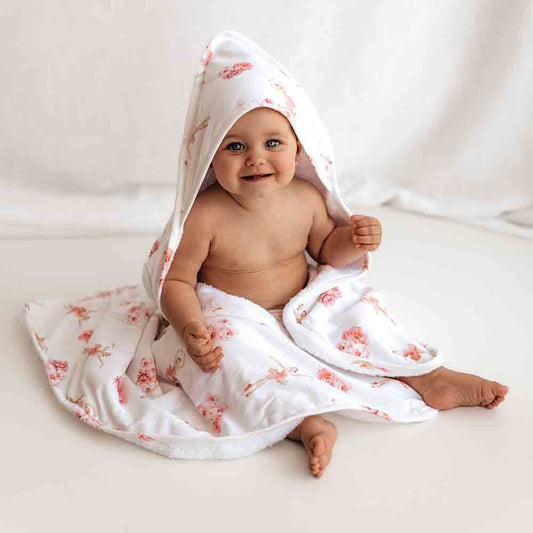 Organic Hooded Towel Ballerina