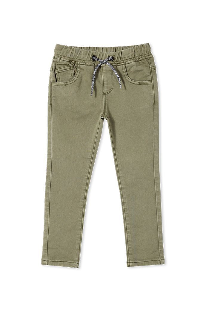 Knit Denim Jean Green