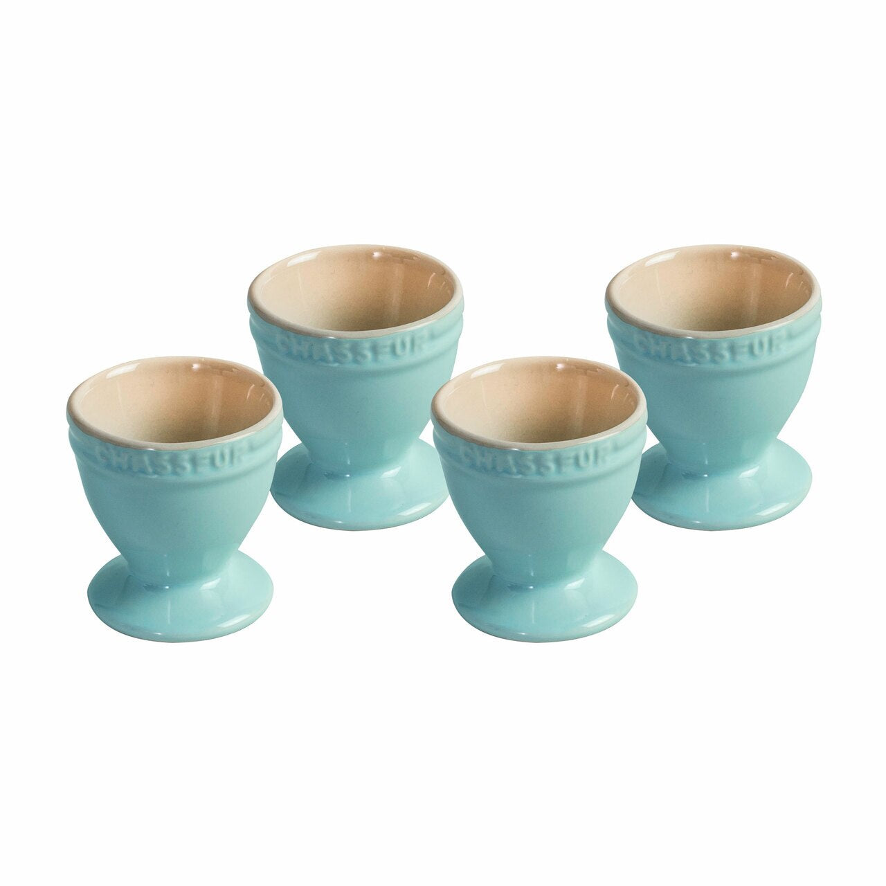Chasseur Egg Cup Set of 4 Duck Egg Blue